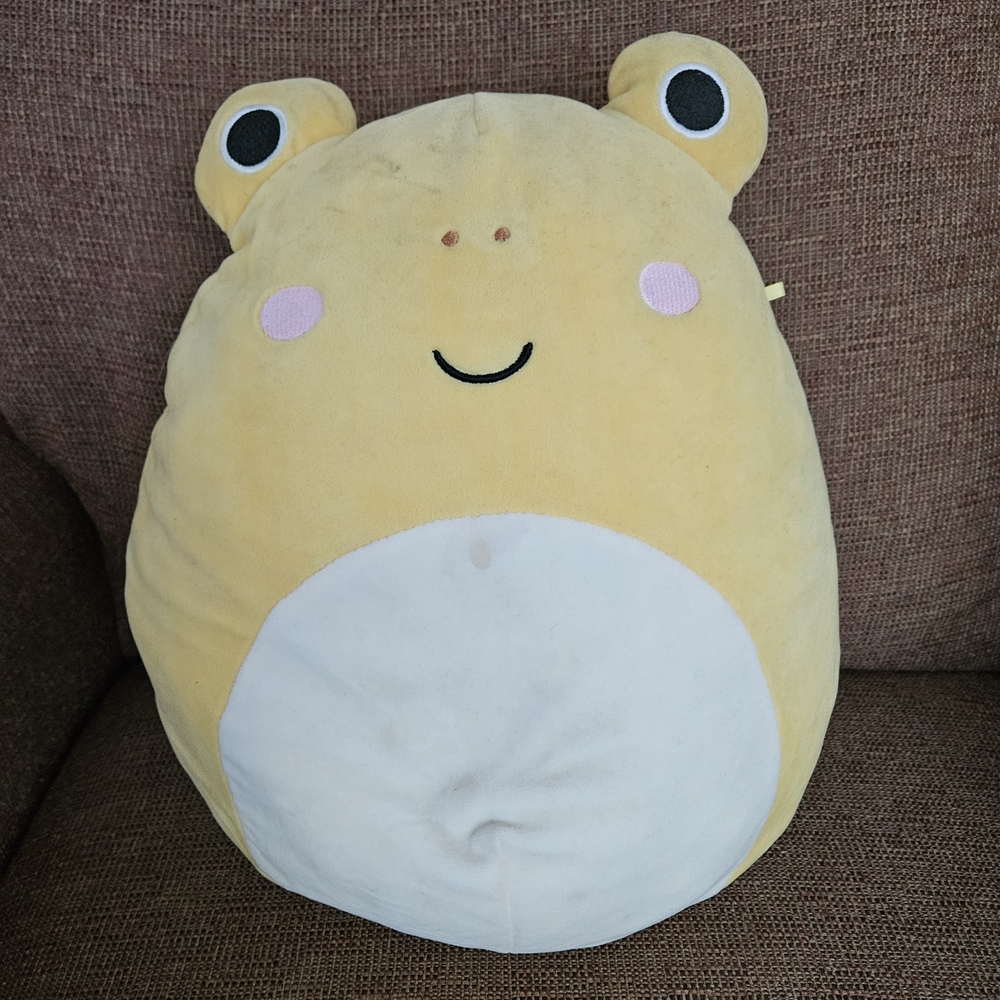 Squishmallows 12" Leigh, Yellow Frog